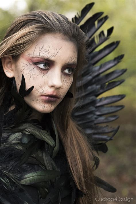 Easy Dark Angel Costume and Make-up - Cuckoo4Design