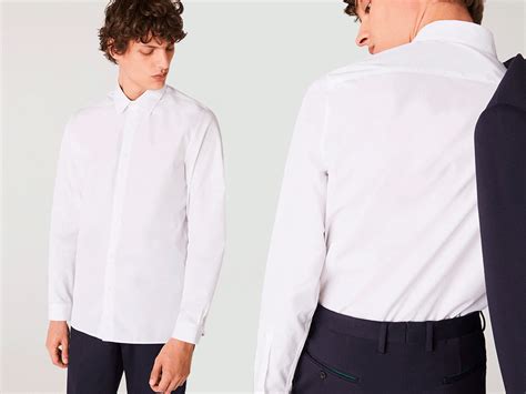 Buy > mens white lacoste shirt > in stock