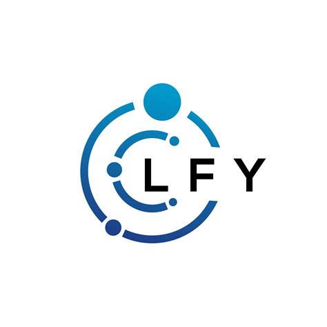 LFY letter technology logo design on white background. LFY creative ...