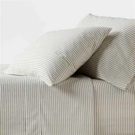 250 Thread Count Organic Percale Sheet Set - Threshold™ | Percale ...