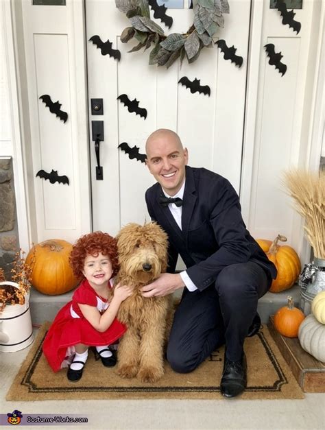 Annie, Daddy Warbucks and Sandy Costume | Unique DIY Costumes