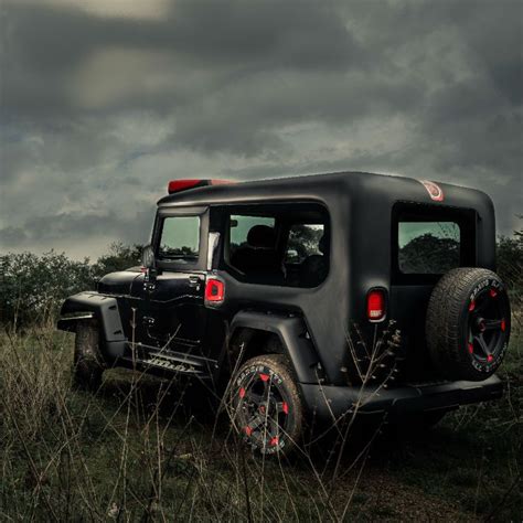 Modified Mahindra Thar “Black Hawk” edition is opulent yet BRUTISH ...