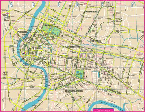 Bangkok Map - Detailed City and Metro Maps of Bangkok for Download | OrangeSmile.com