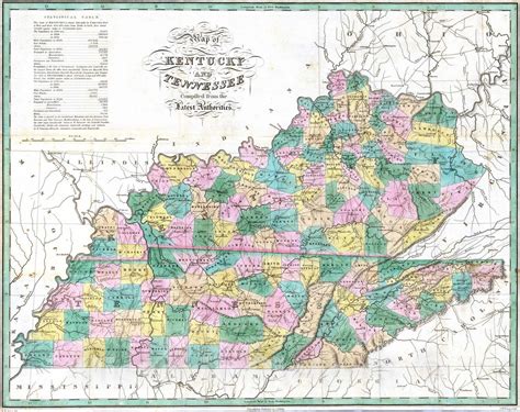 Kentucky Tennessee County Map | Images and Photos finder