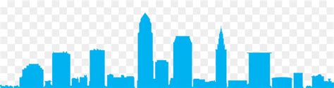 Cleveland Skyline Art Silhouette - skyline png download - 1920*512 - Free Transparent Cleveland ...