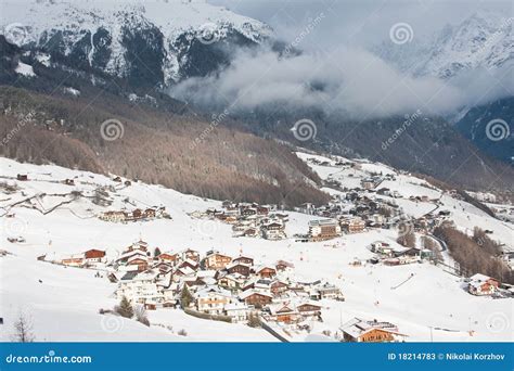 Ski resort Solden. Austria stock image. Image of peak - 18214783