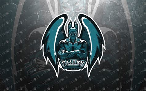 Fallen Angel eSports Logo For Sale | Fallen Angel Mascot Logo - Lobotz LTD