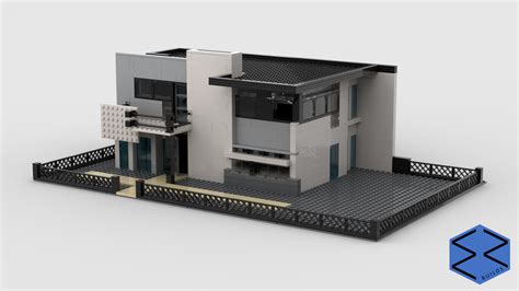 LEGO MOC Modern Mansion by Nic_O_las | Rebrickable - Build with LEGO