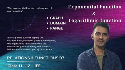 Relations & Functions 07 | Exponential function & Logarithmic function ...