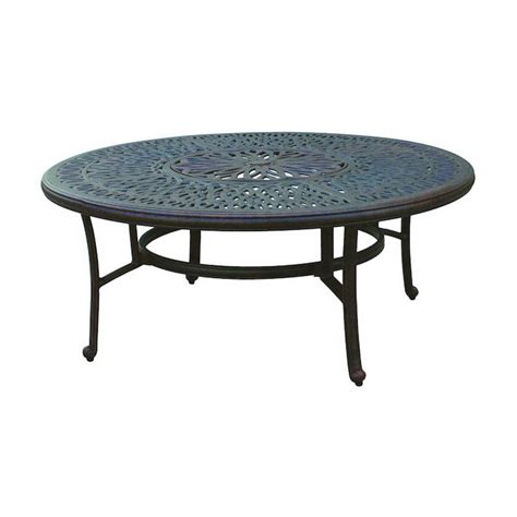 Darlee Elisabeth Tables Aluminum Round Patio Coffee Table at Lowes.com