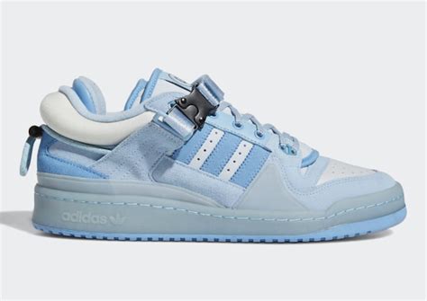 Bad Bunny x adidas Forum Buckle Low Blue Tint GY9693 Release Date | SBD