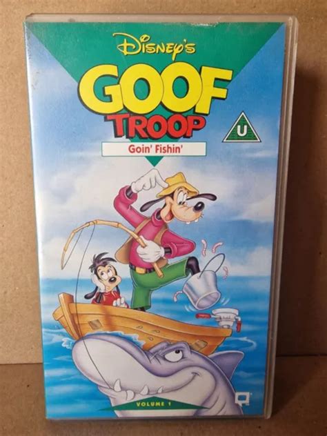 VINTAGE WALT DISNEY VHS - Goofy - Goof Troop - Volume 1 Goin’ Fishin ...