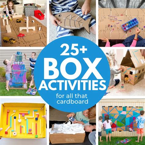 Best Cardboard Box Activities for Kids - Busy Toddler