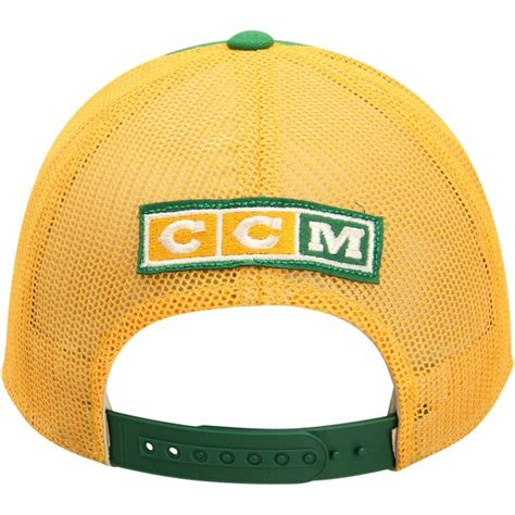 Men's Minnesota North Stars CCM Green Trucker Adjustable Hat - Shop.NHL.com