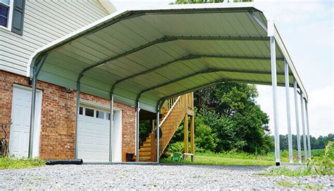 18x21 Regular Roof Steel Carport | 18x21 Steel Carport Prices