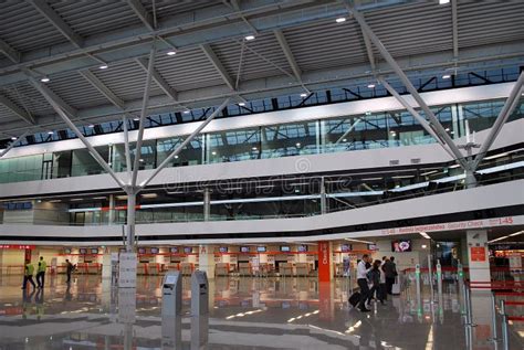 Airport terminal Warsaw stock image. Image of lobby, travel - 17789809