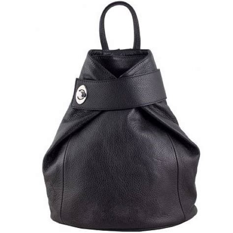 Sana Leather Backpack for Women Black | Traveller Store