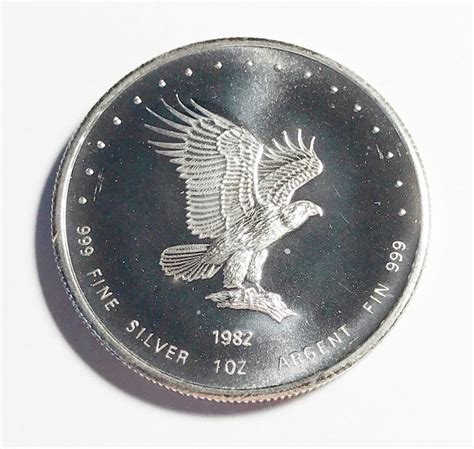 Monex Silver 1982 Vintage 1 oz .999 Round #3026 – Collectible Investors