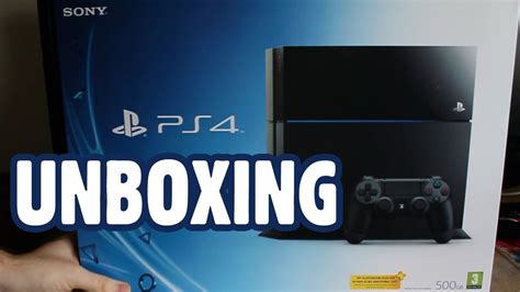 PS4 Console Unboxing - YouTube