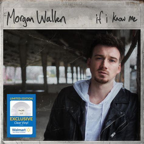 Morgan Wallen - If I Know Me ((Walmart Exclusive) (Clear Vinyl), Vinyl) | Discogs