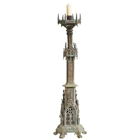 4400 19th Century Gothic Candlestick | From a unique collection of antique and modern candle ...