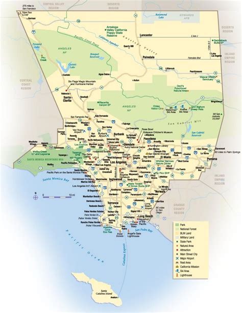 Los Angeles County Map 1DC