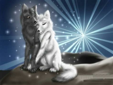 Anime Wolves In Love