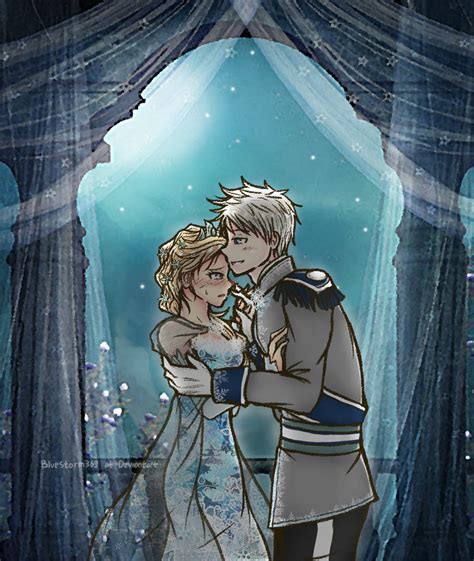 Winter's Heart - Elsa & Jack Frost Fan Art (36750493) - Fanpop