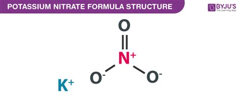 Potassium Nitrate Formula - Chemical Formula of Potassium Nitrate (Saltpeter)