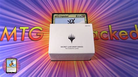 MTG Secret Lair - The Godzilla Lands - QUALITY? - YouTube