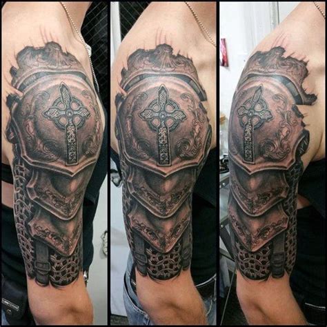 Knight Armor Tattoo Sleeve