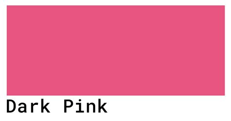 Dark Pink Color Codes - The Hex, RGB and CMYK Values That You Need