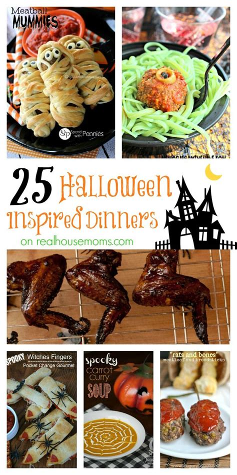 25 Halloween Inspired Dinners on Real Housemoms | Halloween dinner ...