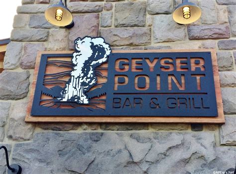 Geyser Point Bar and Grill at Walt Disney World - Menus, Reviews & Photos - AllEars.Net