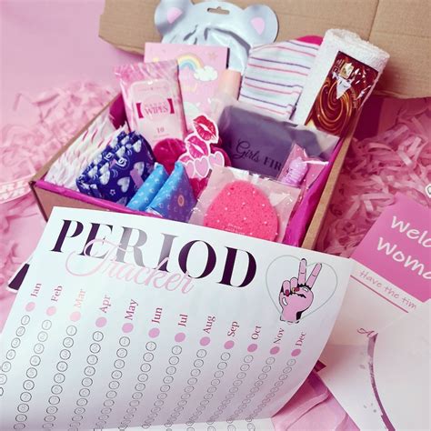 A Girls First Period Kit First Period Gift Menstrual Cycle Self Care ...