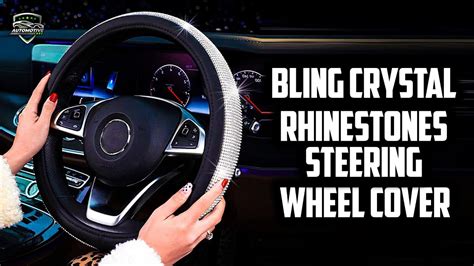 New Diamond Leather Steering Wheel Cover (2022) | Bling Crystal ...