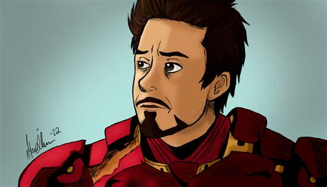 Tony Stark - Iron Man by MariaMisen on DeviantArt