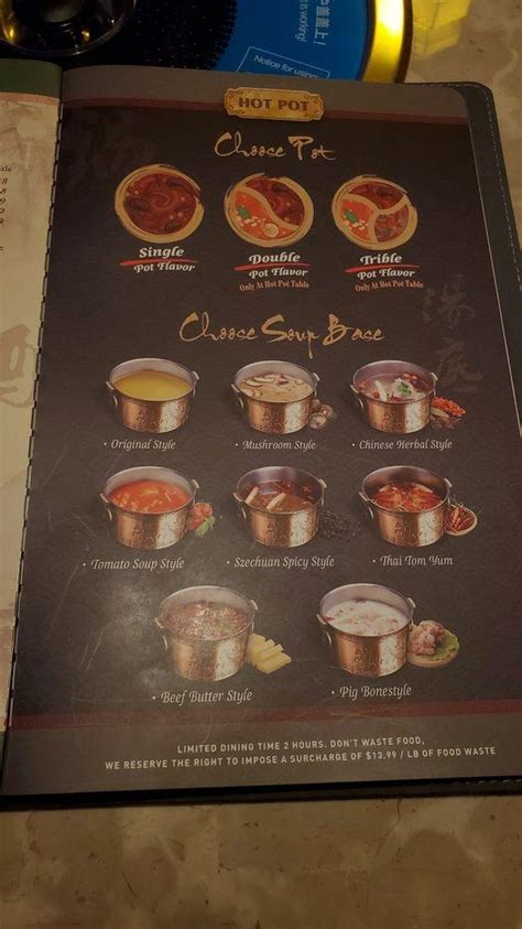 Menu at Hot Pot 757 BBQ, Virginia Beach