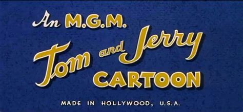 The End Mgm Tom And Jerry Cartoon Logo