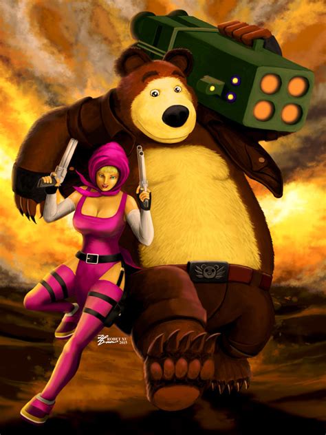 ArtStation - Masha and the Bear The Peacemaker