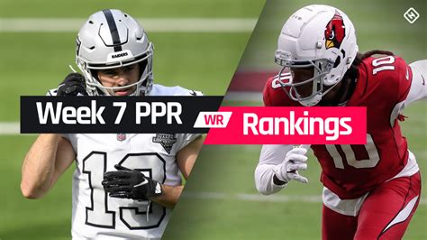 Fantasy WR PPR Rankings Week 7: Who to start, sit at wide receiver in fantasy football ...