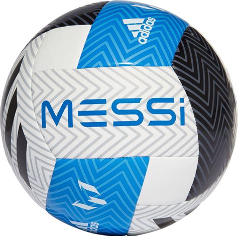 New adidas Messi Glider Soccer Ball Size 3 Blue/Black/White ...