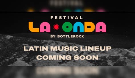 Napa's New Fiesta La Onda Latin Music Festival to Sizzle