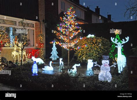 Christmas garden decorations hi-res stock photography and images - Alamy