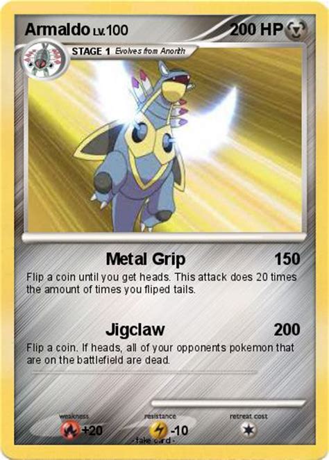 Pokémon Armaldo 89 89 - Metal Grip - My Pokemon Card