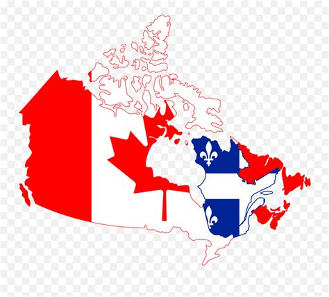 Quebec - Canada Flag Map Emoji,Quebec Flag Emoji - free transparent ...