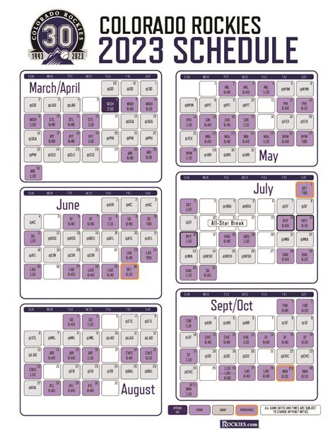 Colorado Rockies Schedule 2024 Schedule - Loree Ranique