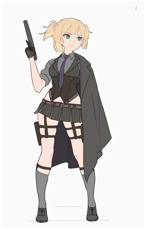 Welrod Mk2 (Girls Frontline) :: welrod mk2 (girls frontline) :: nagisa kurousagi :: anime gif ...