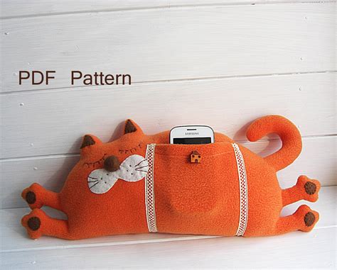 Cat Pillow PDF Sewing Pattern, Toys Plushie Home Decor. Epattern and ...