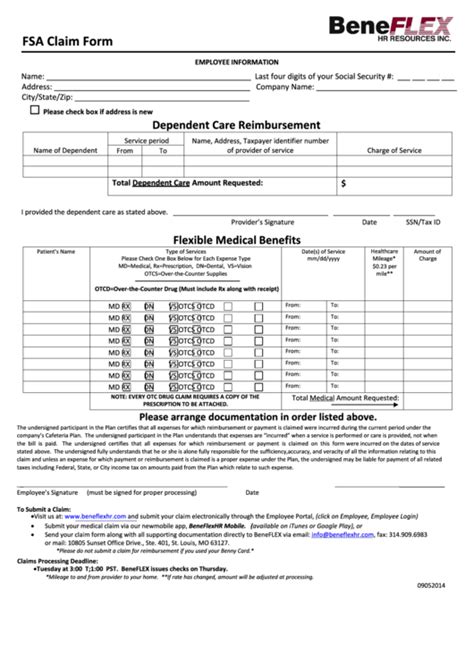 Fillable Usps Fsa Claim Form - Printable Forms Free Online